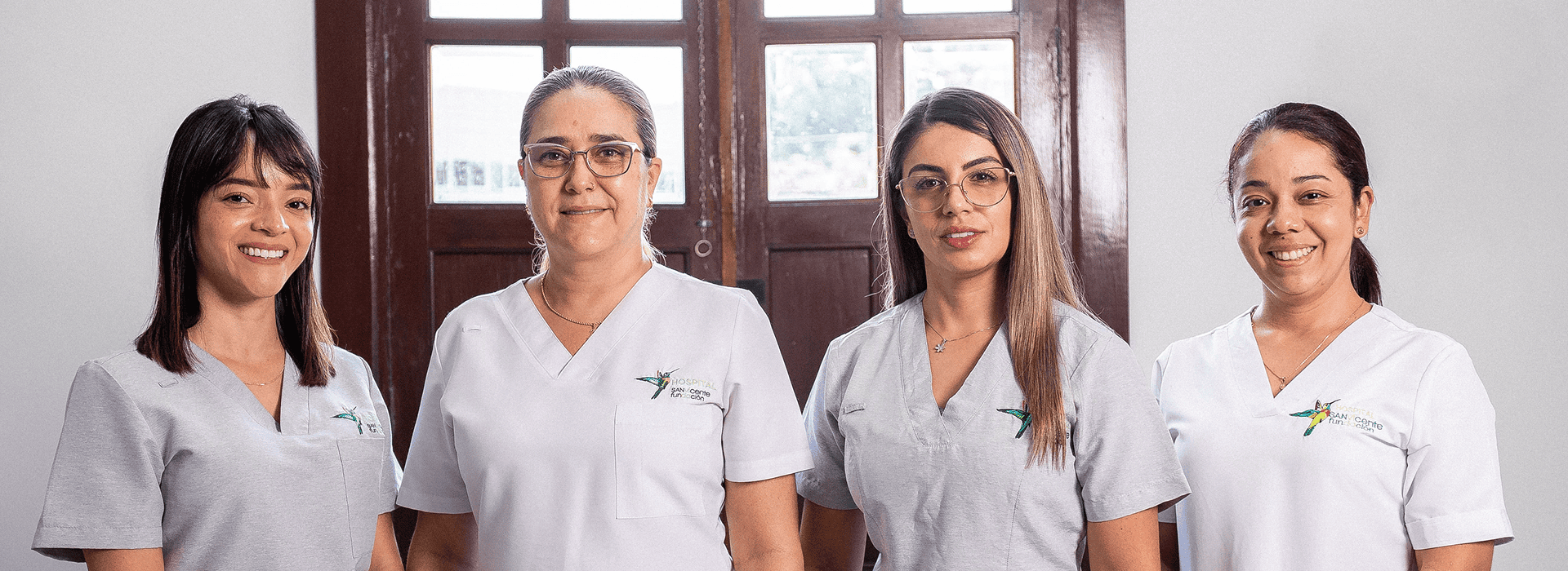 Enfermeras sonriendo
