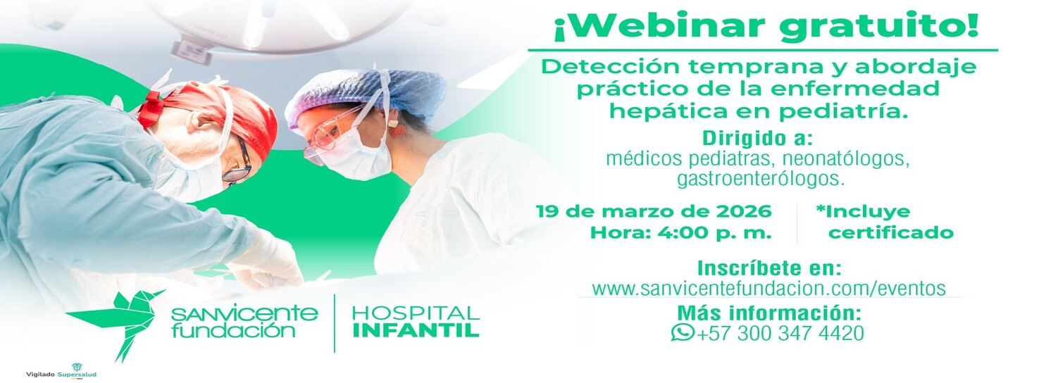 Webinar gratuito: Detección temprana y abordaje del daño hepático en pediatría